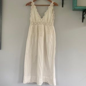 Doen nightgown size xs white cotton
